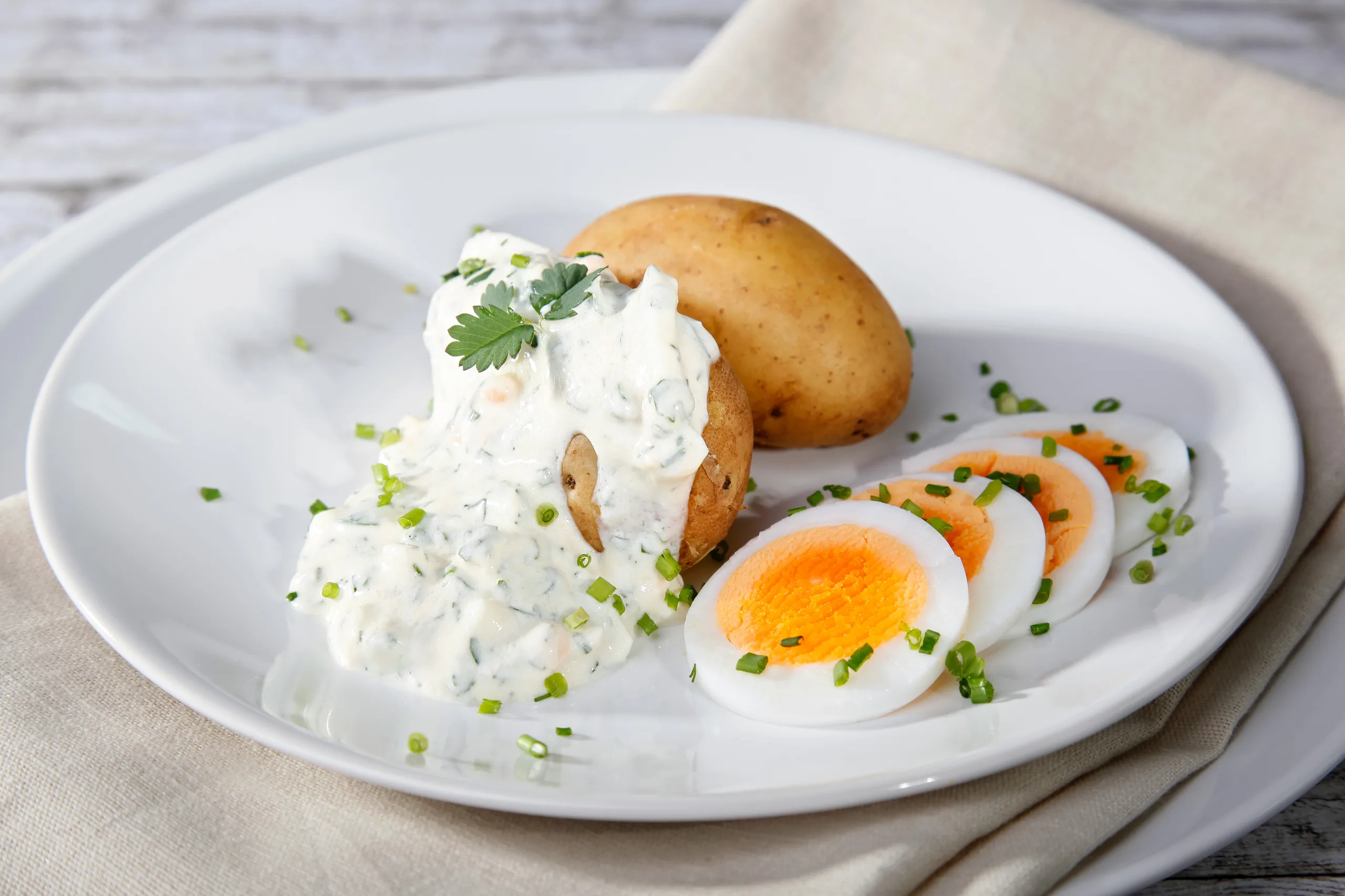 Frankfurter Grüne Sauce mit Pellkartoffeln