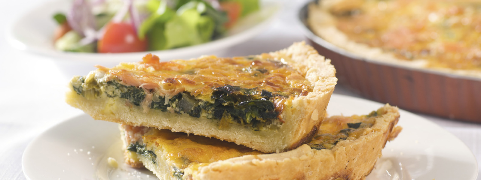 Lachs-Spinat-Quiche